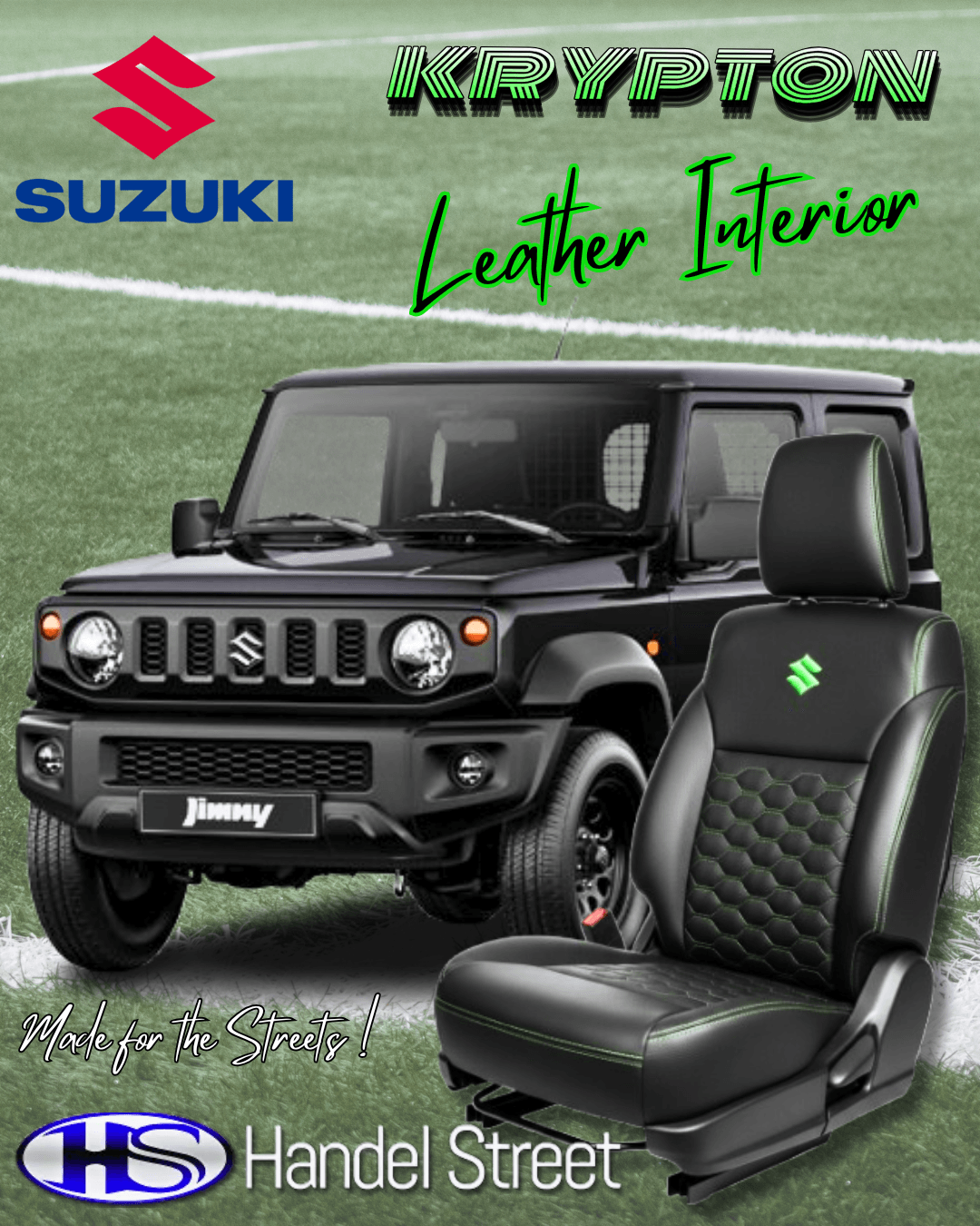Suzuki Jimny Krypton Leather Interior - by Handel Street